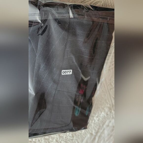 Lane Bryant pinstripe wide leg Trousers (20) - Picture 3 of 9